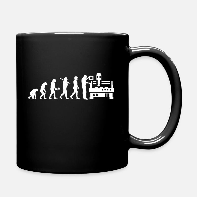 Mécanicien d’usinage Tourneur Fraisage Evolution - Mug uni - noir
