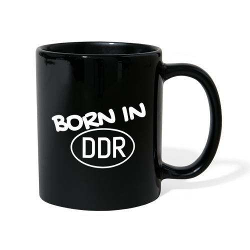 Born in DDR schwarz - Tasse einfarbig
