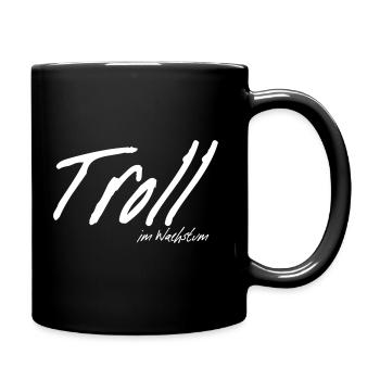 Lustiger Internet Troll im Wachstum Slogan - Tasse einfarbig - Schwarz - Rechts