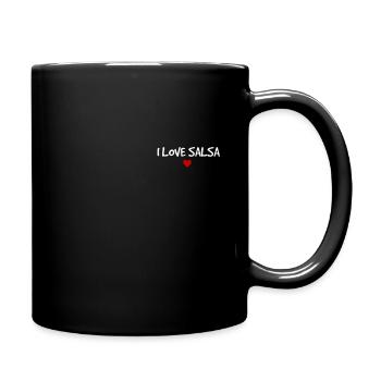 I love salsa - Full Colour Mug - black - Right