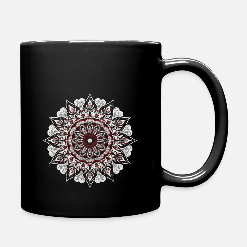 Mandala - Full Colour Mug - black