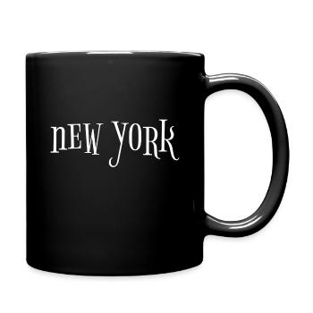 new York - Full Colour Mug - black - Right