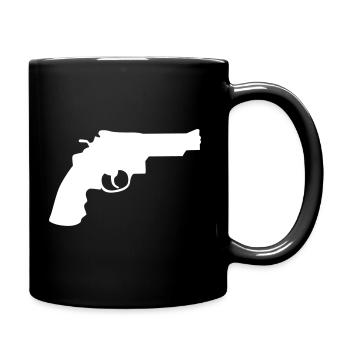 revolver - Full Colour Mug - black - Right