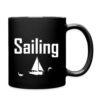 Sailing - Full Colour Mug - black - Right