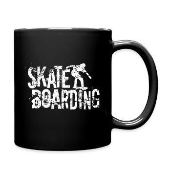 Skateboarding - Full Colour Mug - black - Right