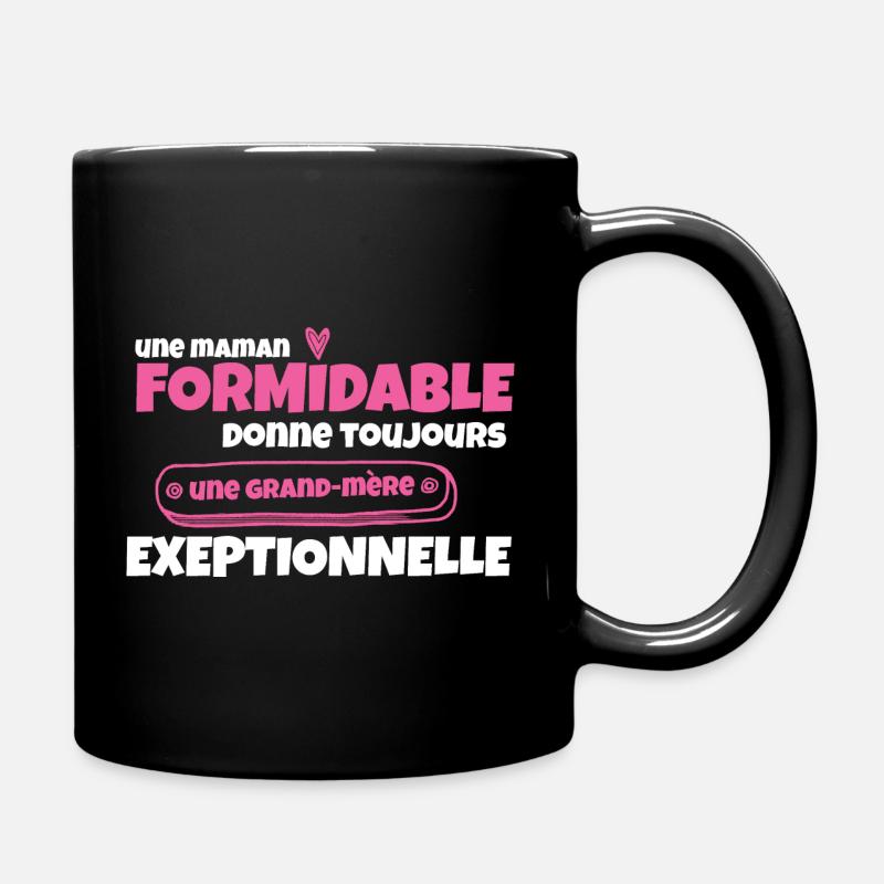 Maman Grand mère - Mug uni - noir