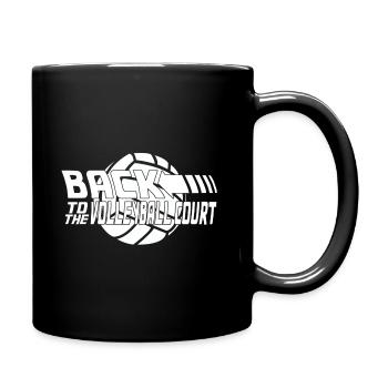 Joueurs de volley-ball de volley-ball - Mug uni - noir - Droite