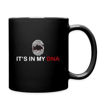 La pêche est dans ma carpe ADN - Mug uni - noir - Droite