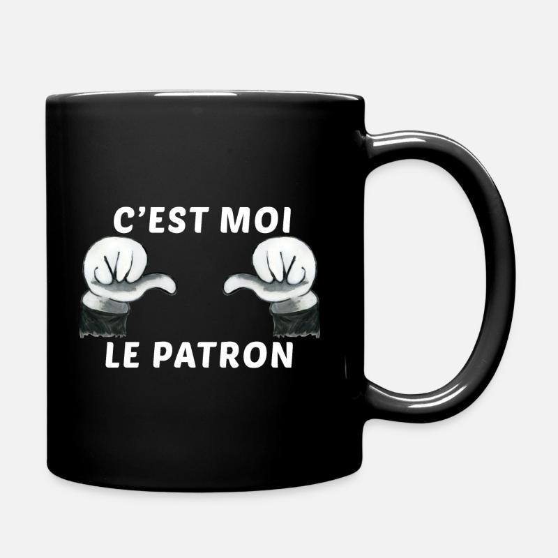 c'est moi le patron - Mug uni - noir