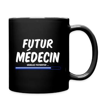 futur médecin cadeau pour un étudiant en médecine - Mug uni - noir - Droite