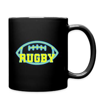 Rugby - Mug uni - noir - Droite