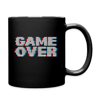 Game Over, chemise de joueur cool - Mug uni - noir - Droite