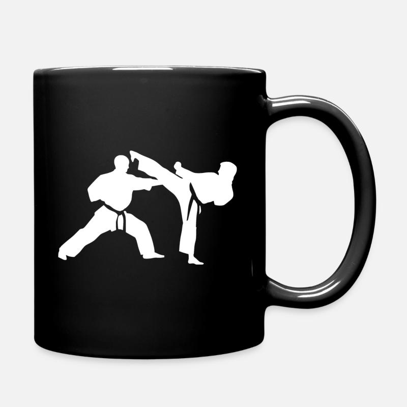 Karate - Tasse einfarbig - Schwarz