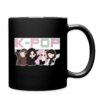 K-Pop. - Tasse einfarbig - Schwarz - Rechts