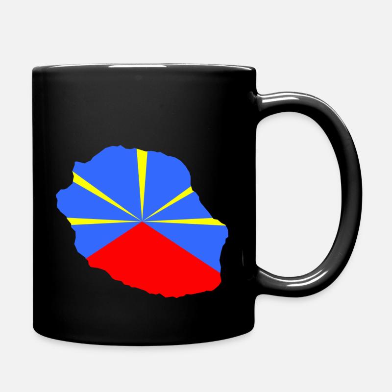 Reunion flag - Mug uni - noir
