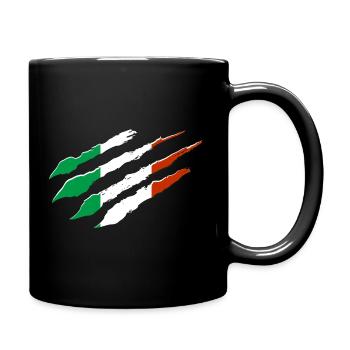 Italie Drapeau Rayures Drapeau italien Italia - Mug uni - noir - Droite