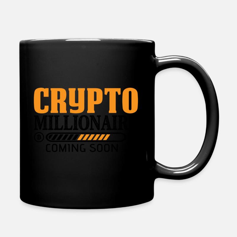 Crypto Millionaire Coming Soon... - Mug uni - noir
