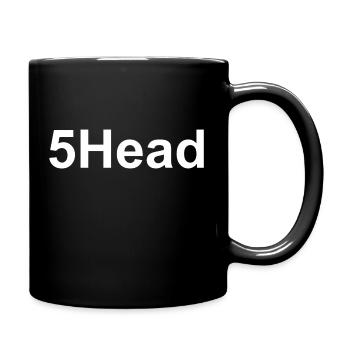 5Head - Gaming Stream Chat Meme - Tasse einfarbig - Schwarz - Rechts
