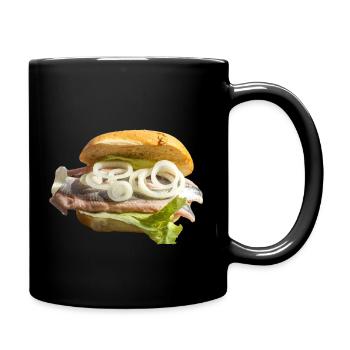Fish rolls - Full Colour Mug - black - Right