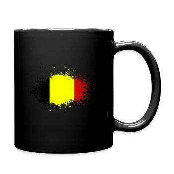 Belgium - Full Colour Mug - black - Right