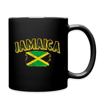 Jamaïque - Mug uni - noir - Droite