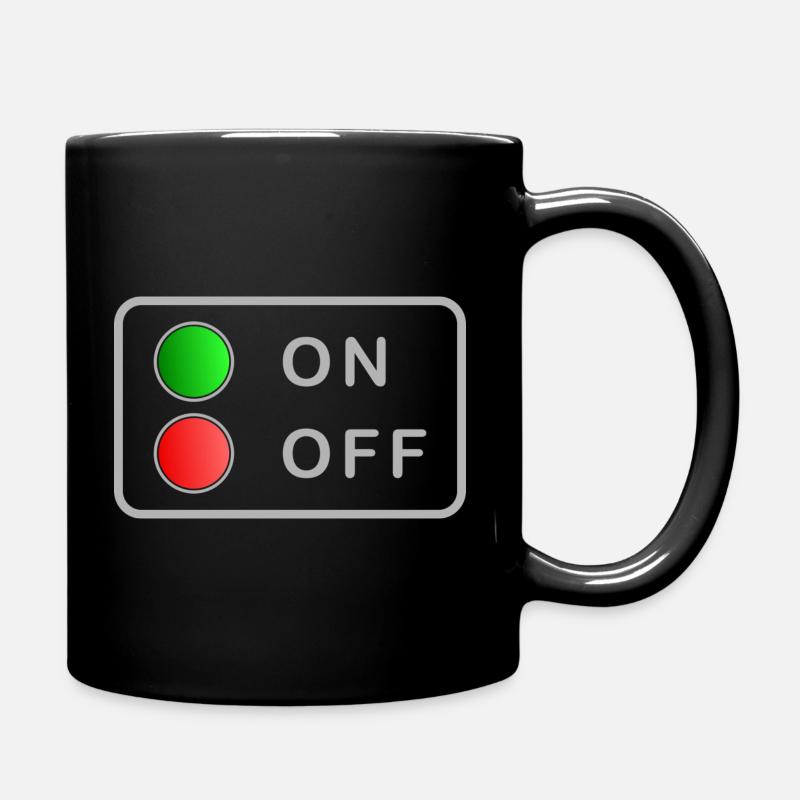 ON OFF - Mug uni - noir