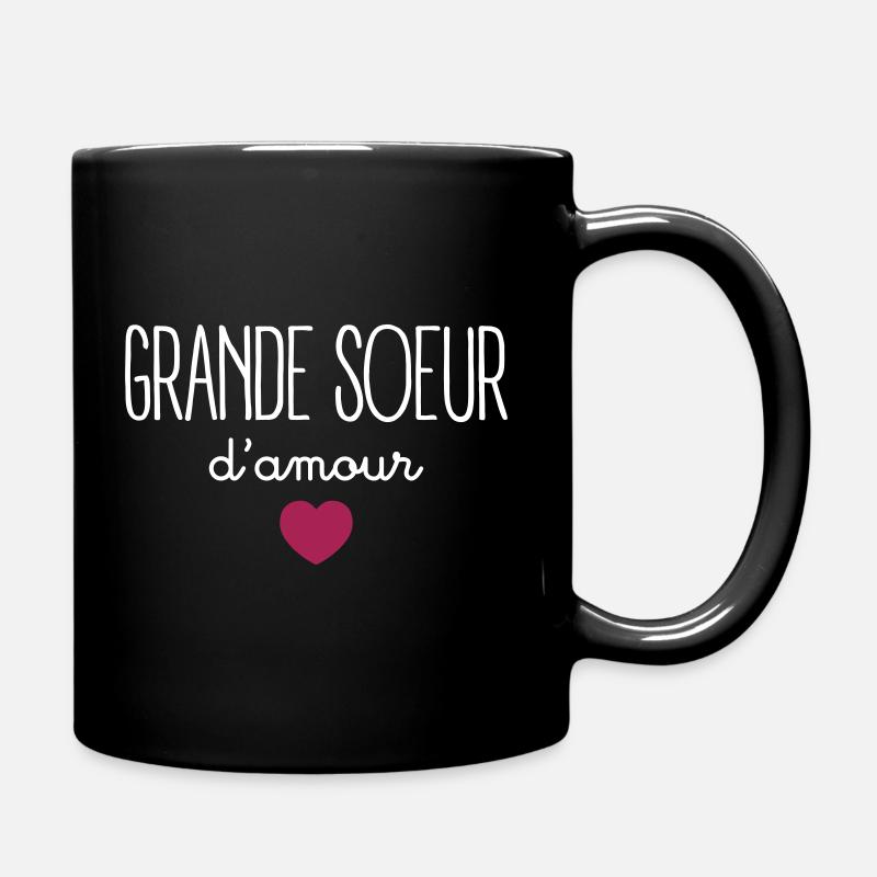 Grande Soeur d'amour - Mug uni - noir