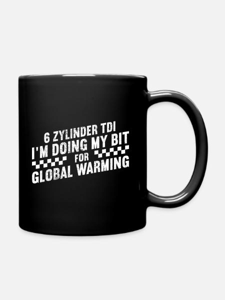 V6 TDI audiophile Tuner - Dieselholics - Tasse einfarbig - Schwarz