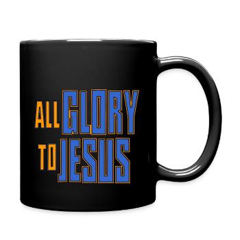 ALL GLORY TO JESUS - Tasse einfarbig - Schwarz - Rechts