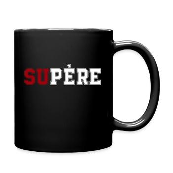 Supère - Mug uni - noir - Droite