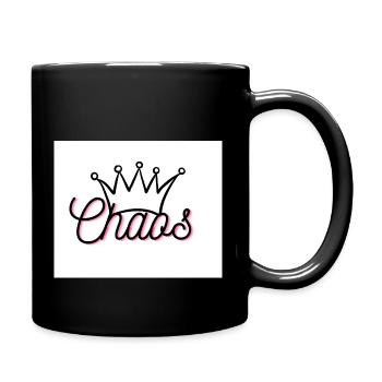 Chaos Queen - Tasse einfarbig - Schwarz - Rechts