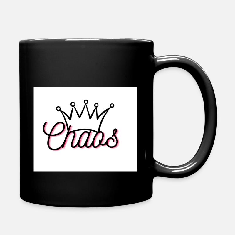 Chaos Queen - Tasse einfarbig - Schwarz