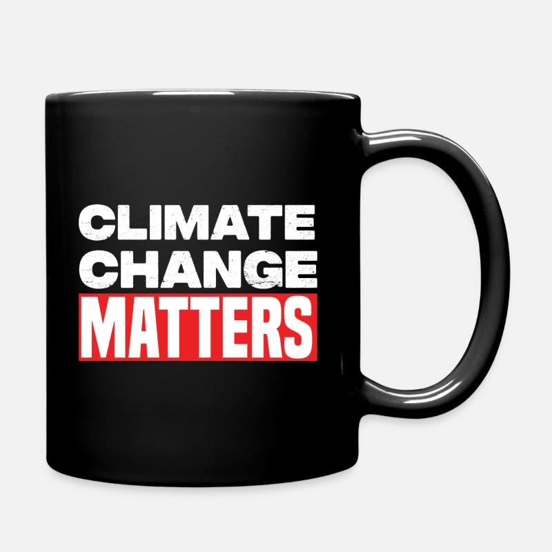 Climate Change Matters - Tasse einfarbig - Schwarz