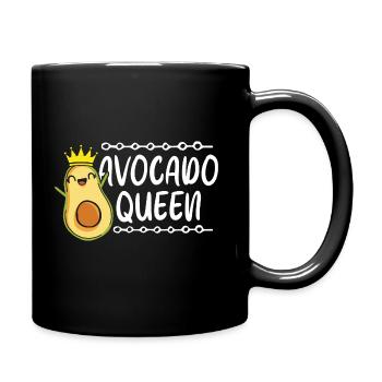 Cute Cado Queen - Tasse einfarbig - Schwarz - Rechts