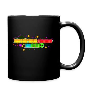 Mystérieux comme un ovni - Mug uni - noir - Droite