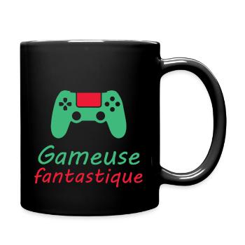 Tshirt femme Gameuse fantastique - Mug uni - noir - Droite