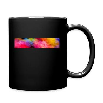 Color explosion - Tasse einfarbig - Schwarz - Rechts