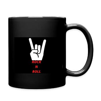 ROCK N ROLL - Tasse einfarbig - Schwarz - Rechts