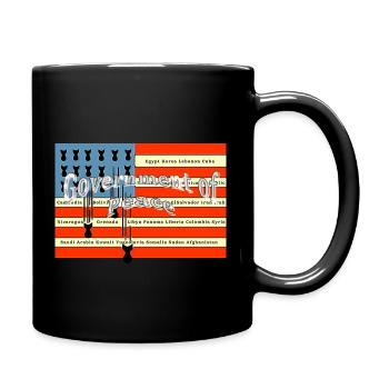 The Government of Peace - Full Colour Mug - black - Right