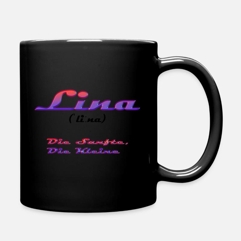 Lina - Mug uni - noir