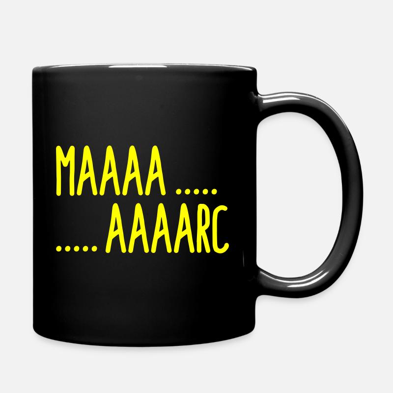 Maaaarc je t'aime Marc le flambeau - Mug uni - noir