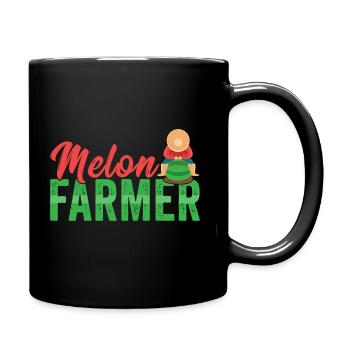 Watermelon Farmer - Tasse einfarbig - Schwarz - Rechts