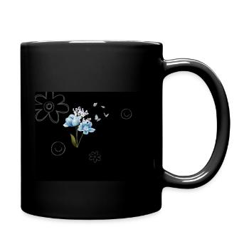 she was falling asleep - Tasse einfarbig - Schwarz - Rechts
