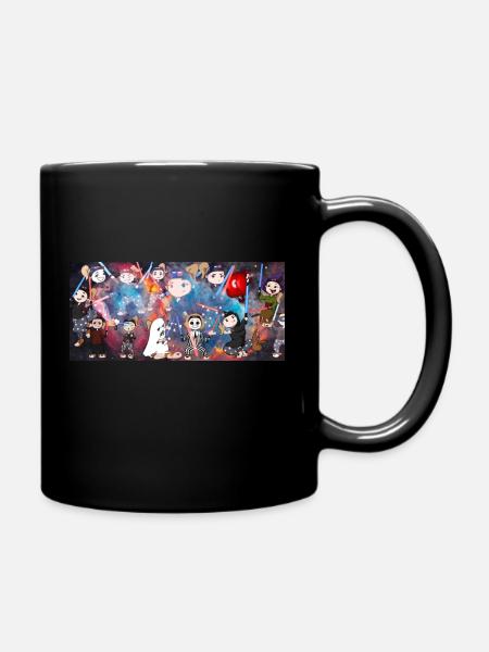 Me_I_and_Herself alle - Tasse einfarbig - Schwarz