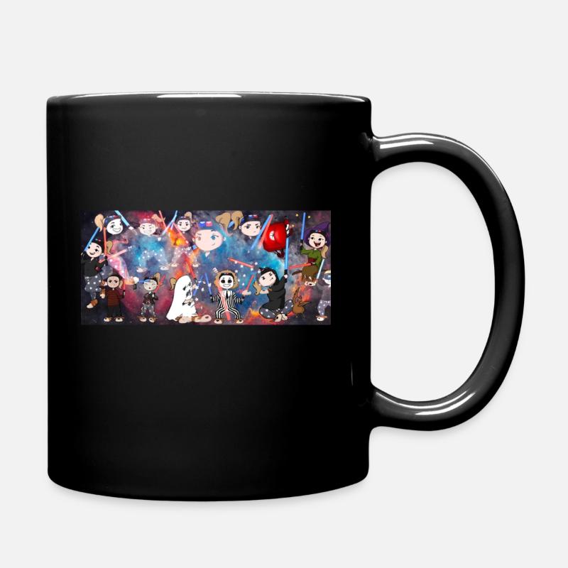 Me_I_and_Herself alle - Tasse einfarbig - Schwarz