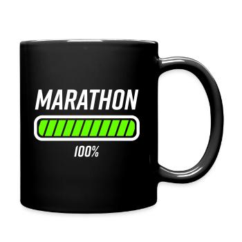 Marathon Marathon Runner Loading - Full Colour Mug - black - Right