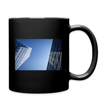 HOCH HINAUS - Tasse einfarbig - Schwarz - Rechts