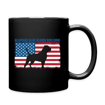 Alapaha Blue Blood Bulldog - Mug uni - noir - Droite
