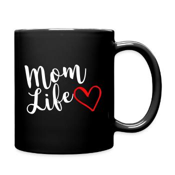 La vie de la mère - Mug uni - noir - Droite