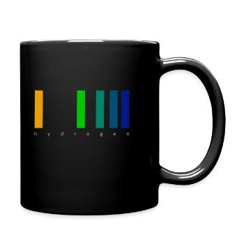 Hydrogen - Tasse einfarbig - Schwarz - Rechts